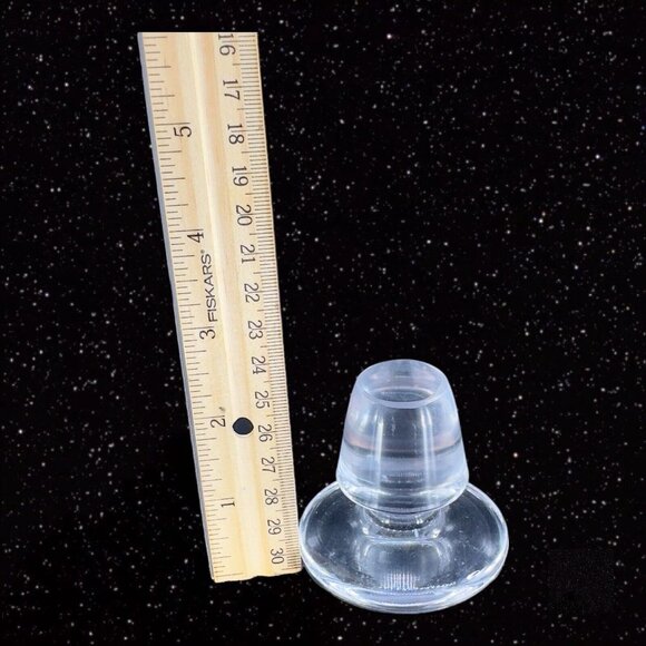 Kate Spade Lenox Clear Glass Crystal Decanter W Stopper Marked Our Vintage Glass - Picture 6 of 15